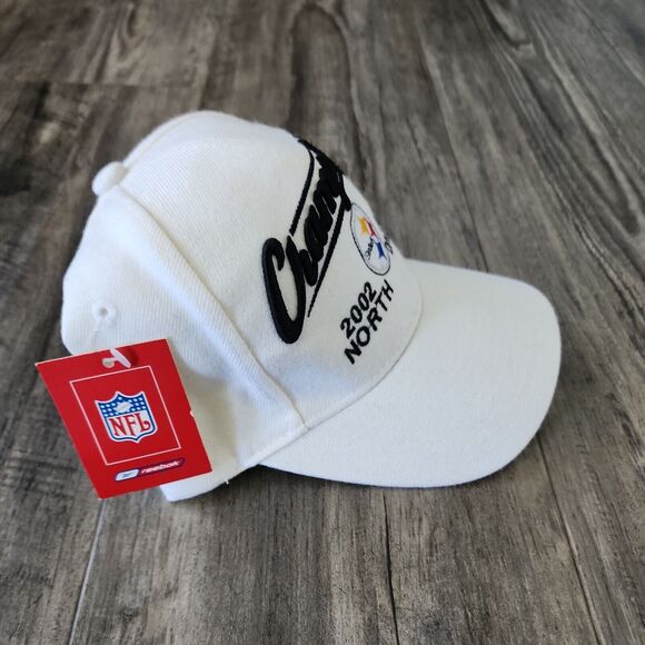 NEW Vintage 2002 Pittsburgh Steelers NFL North AFC Champions Adjustable Hat Cap - Picture 2 of 4